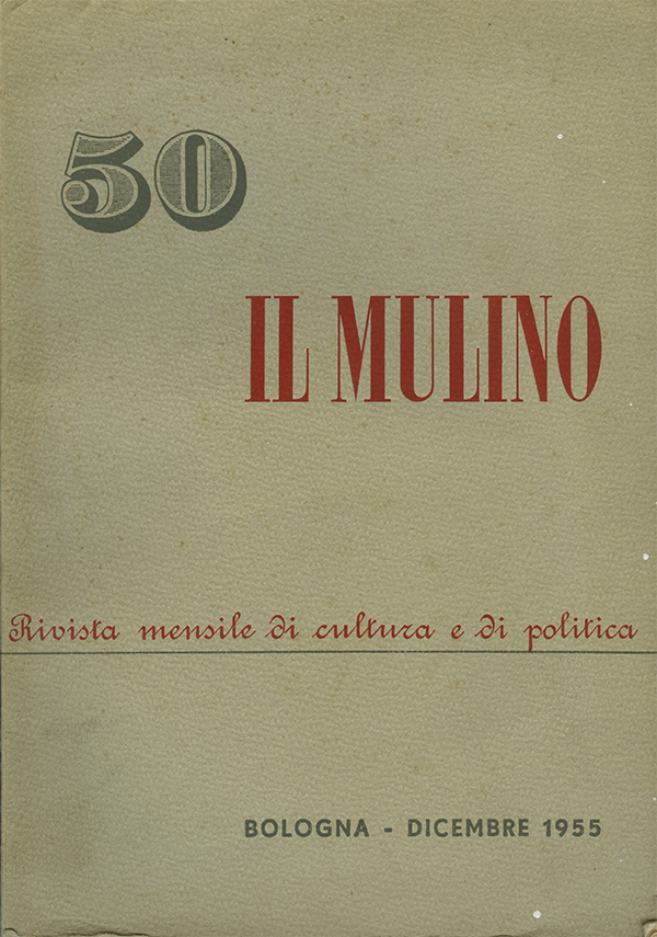 1955 – Pubblica per il mensile “il Mulino” il primo articolo recensendo Fantasia dell’arte nella vita moderna di Piero Dorazio